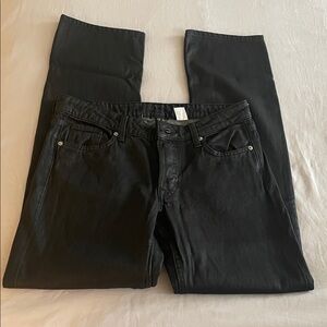 Women’s Black Coated Denim Jeans NWT